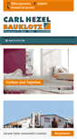 Mobile Screenshot of bauklotz-hezel.de